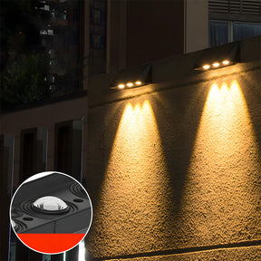 IP54 Waterproof Solar Outdoor Wall Lights for Garden and Fence, Dusk to Dawn