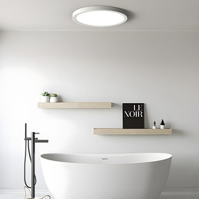 IP65 Round Slim Flush Plastic&PC LED Outdoor Ceiling Light for Patio