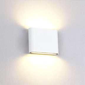 Modern Waterproof Aluminum Up and Down LED Wall Sconce For Living Room