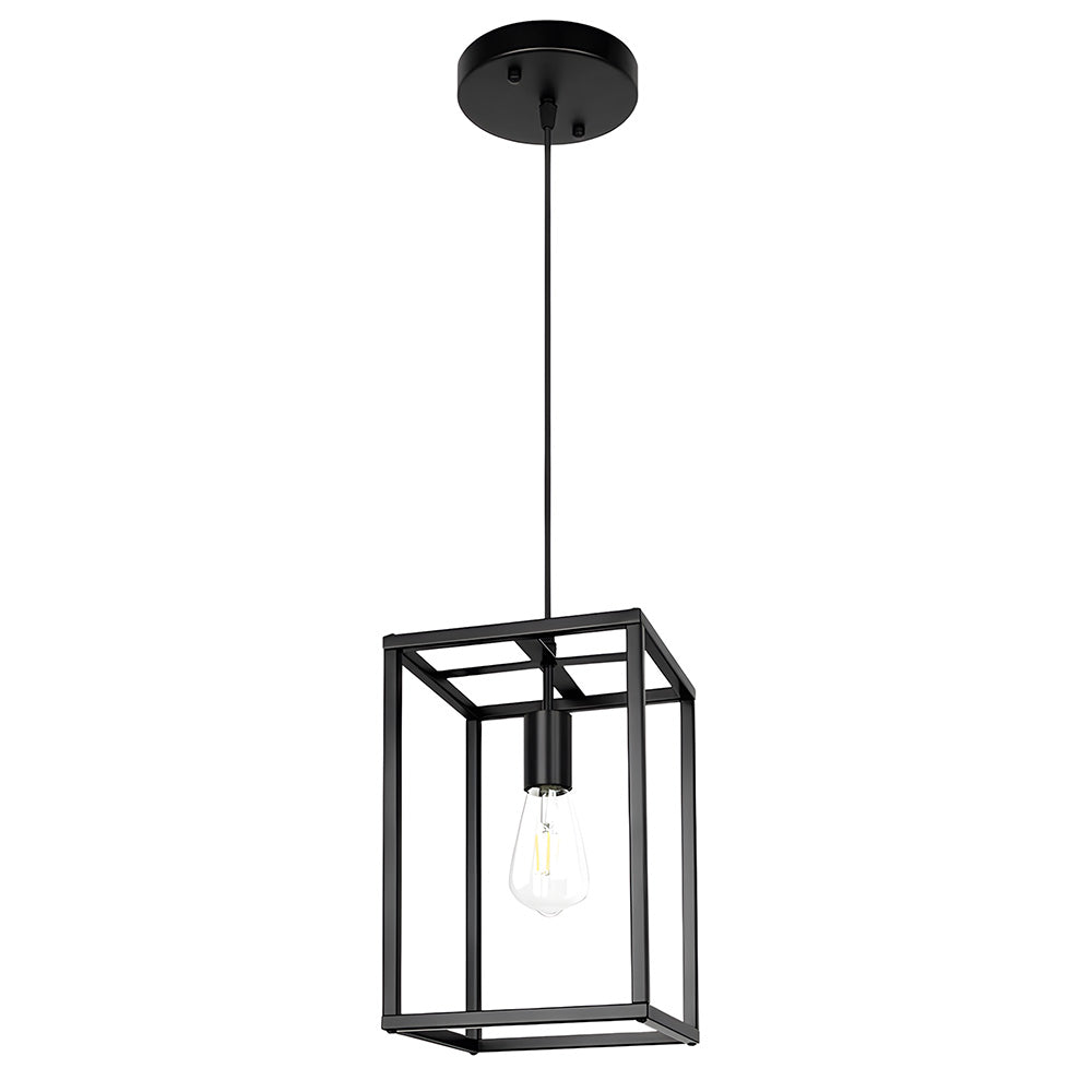Industrial Iron Pendant Lights for Kitchen Island Dining Room