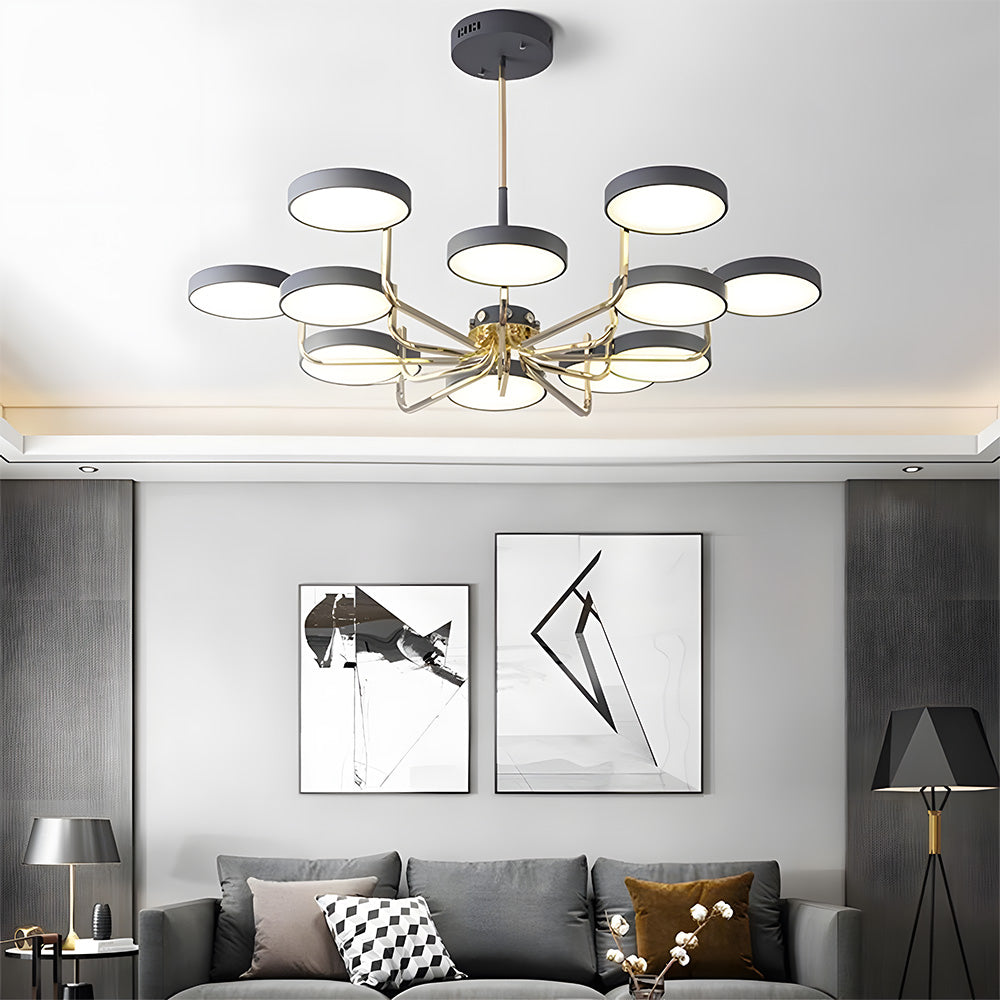 Nordic Creative Iron Living Room LED Ceiling Light