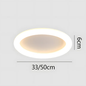 Minimalist Nordic White LED Ceiling Light For Living Room