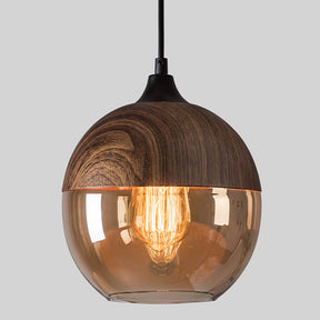 Retro Brown Organic Dining Room Pendant Lights