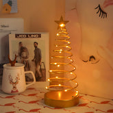 Modern Gold Tree Lights LED Christmas Lightings for Bedside