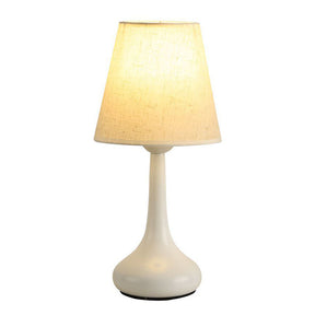 Modern Simple Fabric White Mini Table Lamp