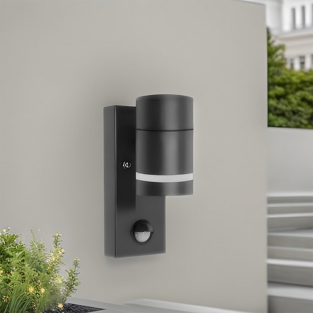 Cylindrical Wall-mounted Stainless Steel Outdoor Wall Lights for Living Room