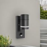 Cylindrical Wall-mounted Stainless Steel Outdoor Wall Lights for Living Room