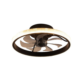 Modern Dimmable Hardware LED Ceiling Fan With Light