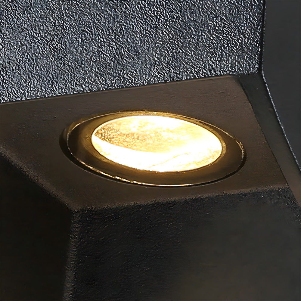 Semicircular Aluminium Acrylic LED Outdoor Wall Lights for Patio Yard