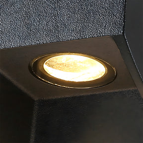Semicircular Aluminium Acrylic LED Outdoor Wall Lights for Patio Yard