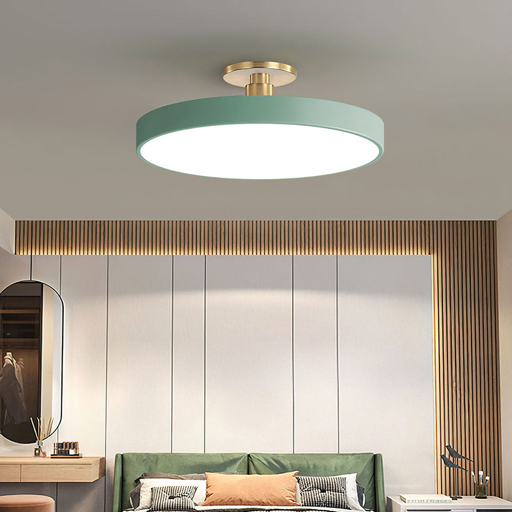 Circular LED Dimmable Ceiling Lights For Bedroom with Remote Control