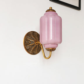 Modern Glass Light With Colored Glass Shade for Living Room