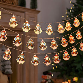Santa Claus Christmas Tree Snowman Decorative String Lights