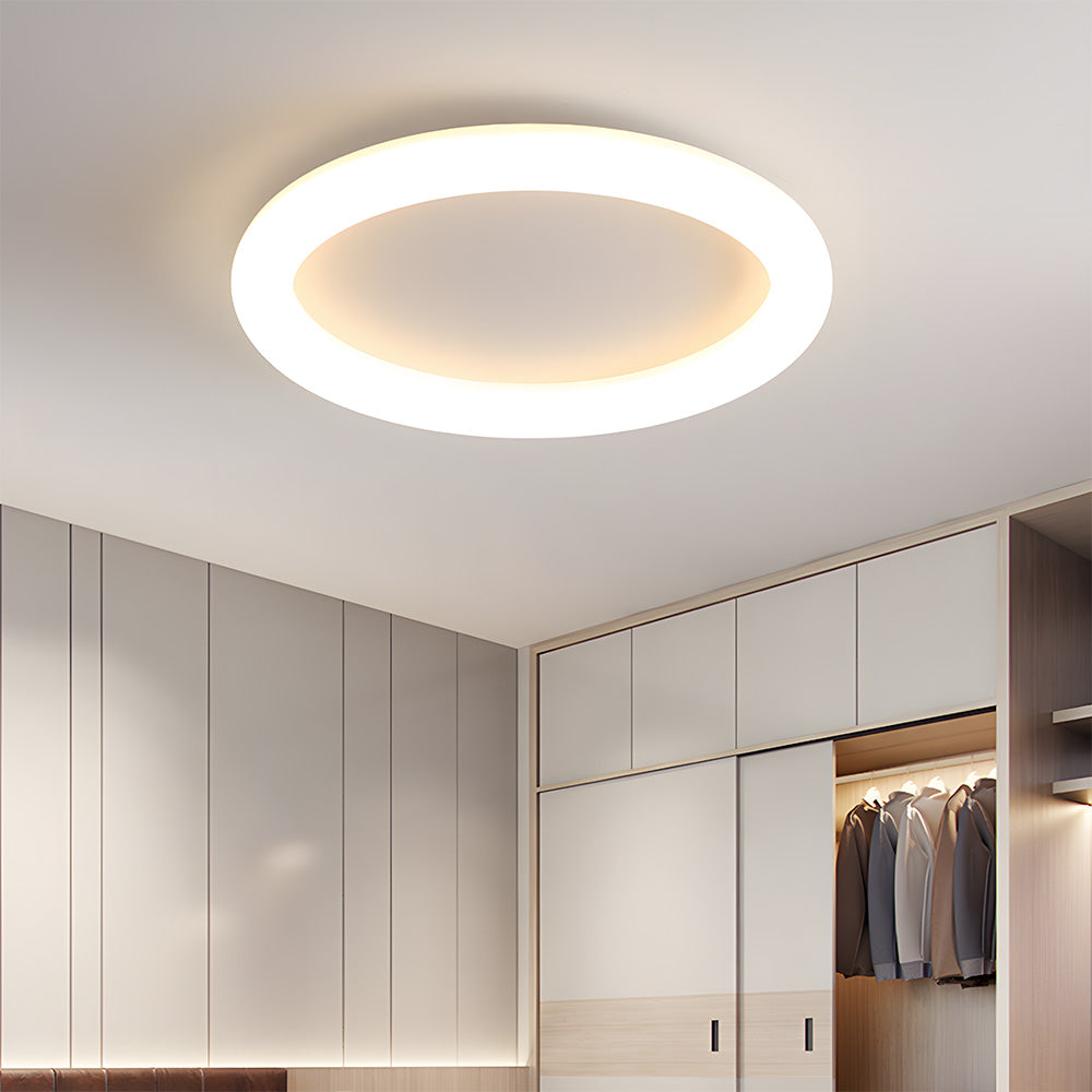 Minimalist Nordic White LED Ceiling Light For Living Room