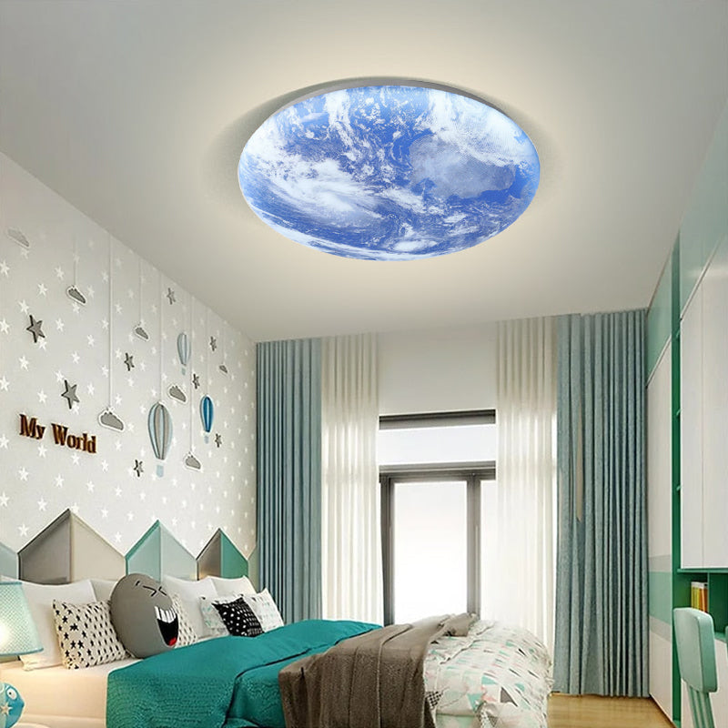 Simple Minimalist Moon Round LED Ceiling Light