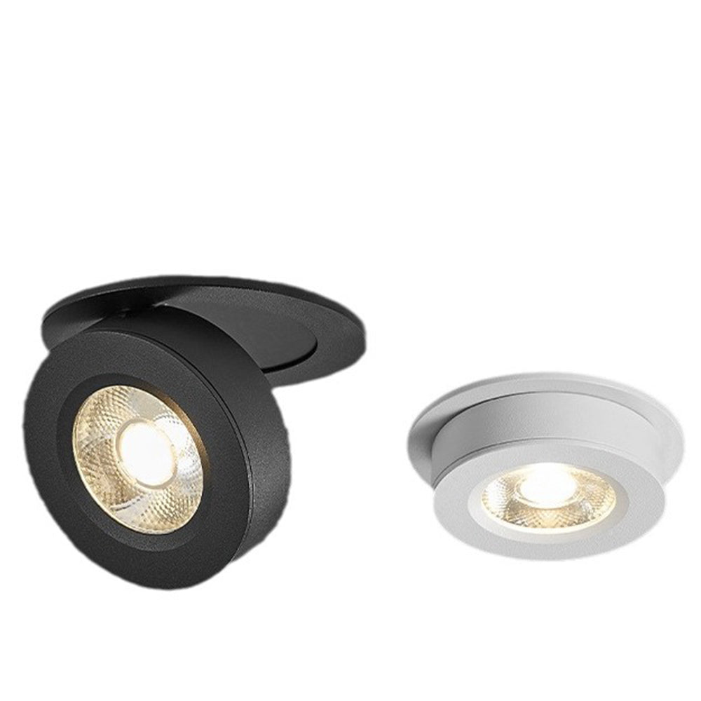 360° Rotatable Adjustment Round Aluminum LED Ceiling Downlights For Hallway