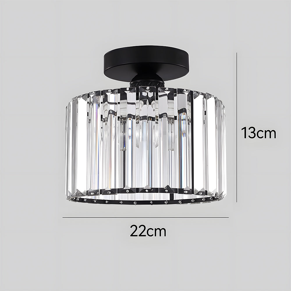 Crystal Semi Flush Mount Ceiling Lights for Living Room