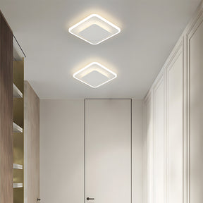 Modern Acrylic Iron LED Flush Mount Ceiling Lights for Bedroom