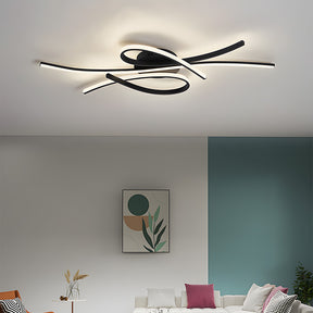 Unique Creative Musical Notes Living Room LED Ceiling Lamp