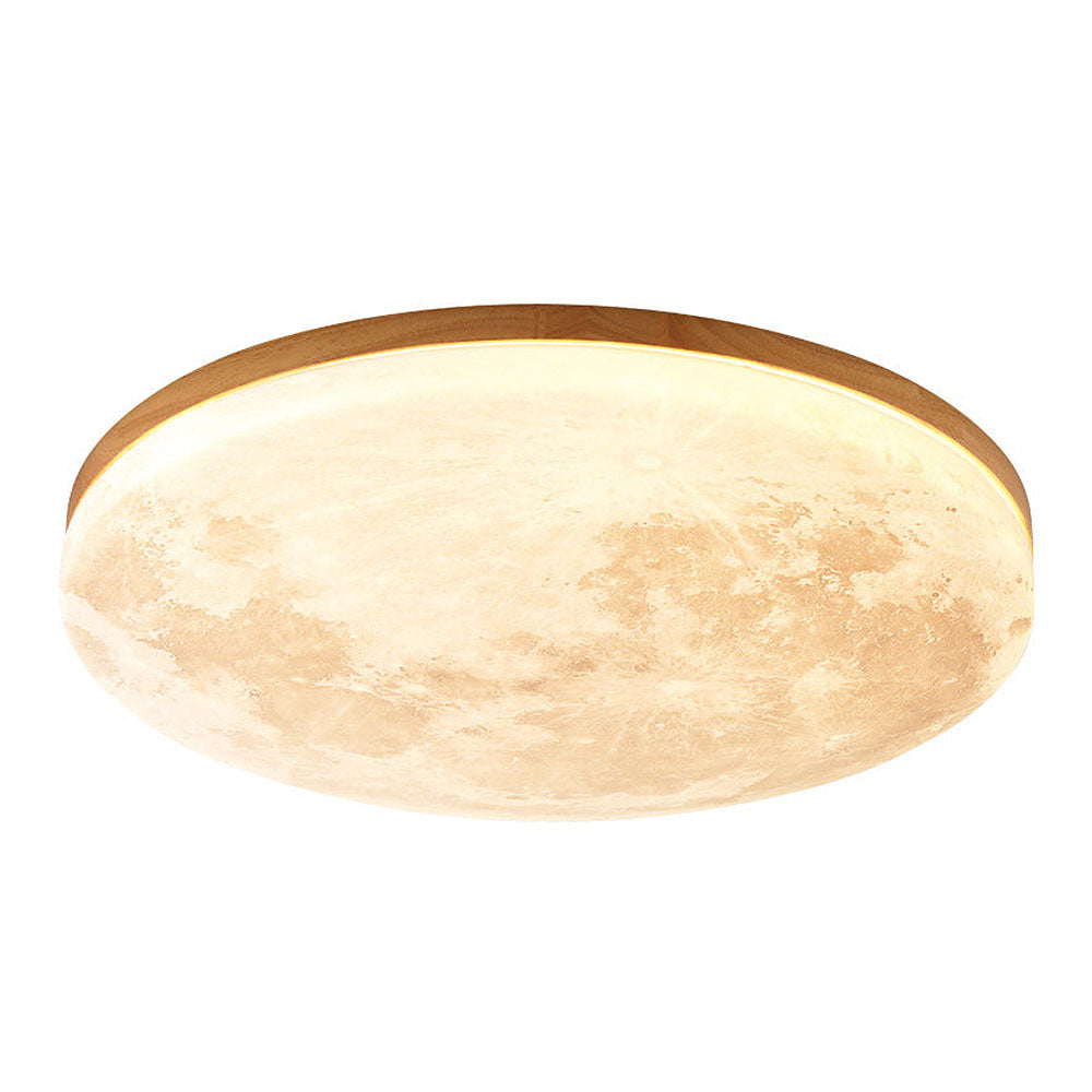 Simple Minimalist Moon Round LED Ceiling Light