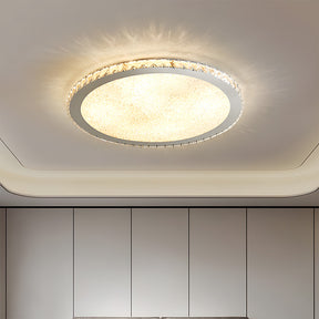Chrome Crystal Flush Mount Ceiling Light Luxury Crystal Chandeliers