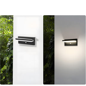 Modern ABS Led Solar Sensor Outdoor Wall Lights for Hallway Patio Porch