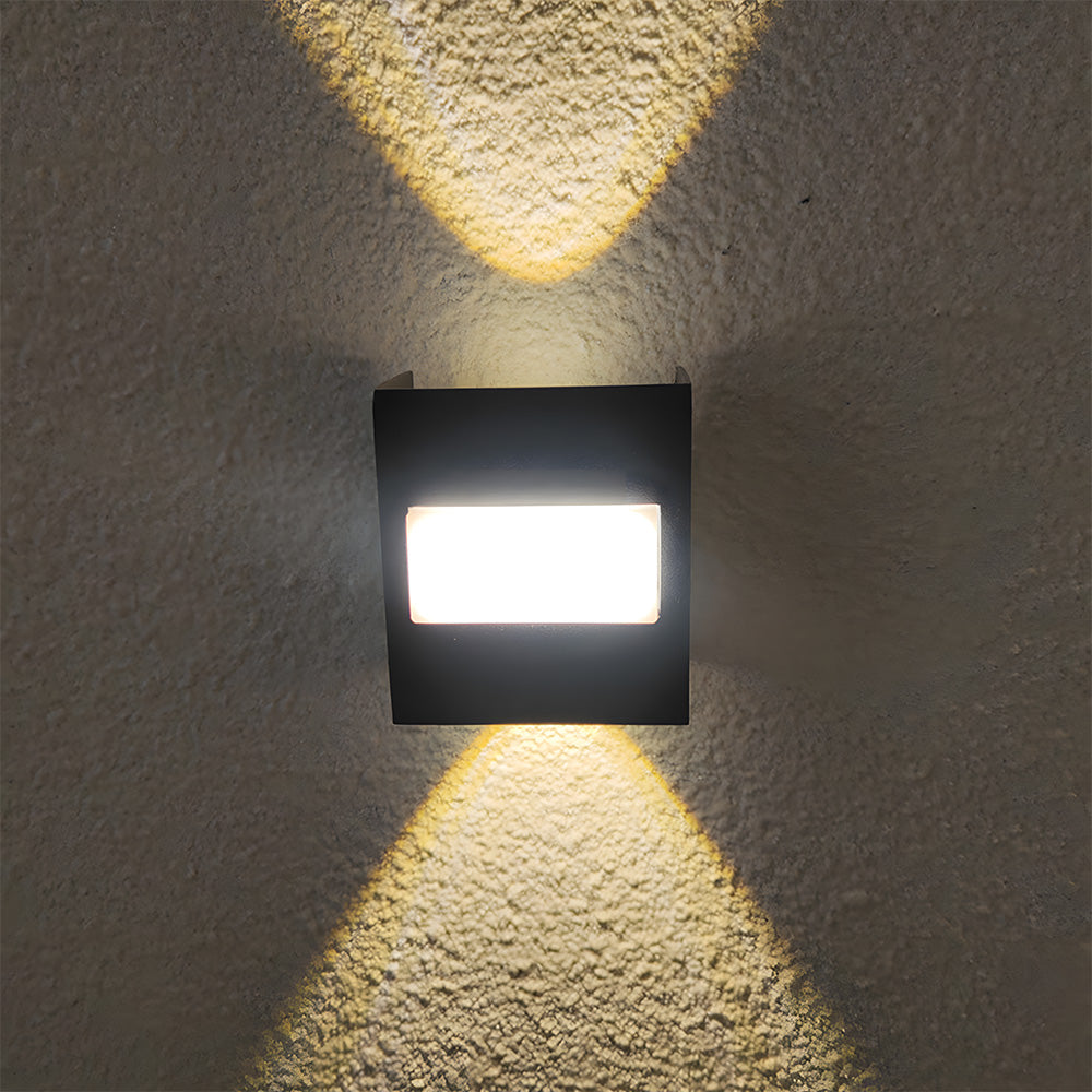 Black Outdoor LED Wall Lights for Patio Garage