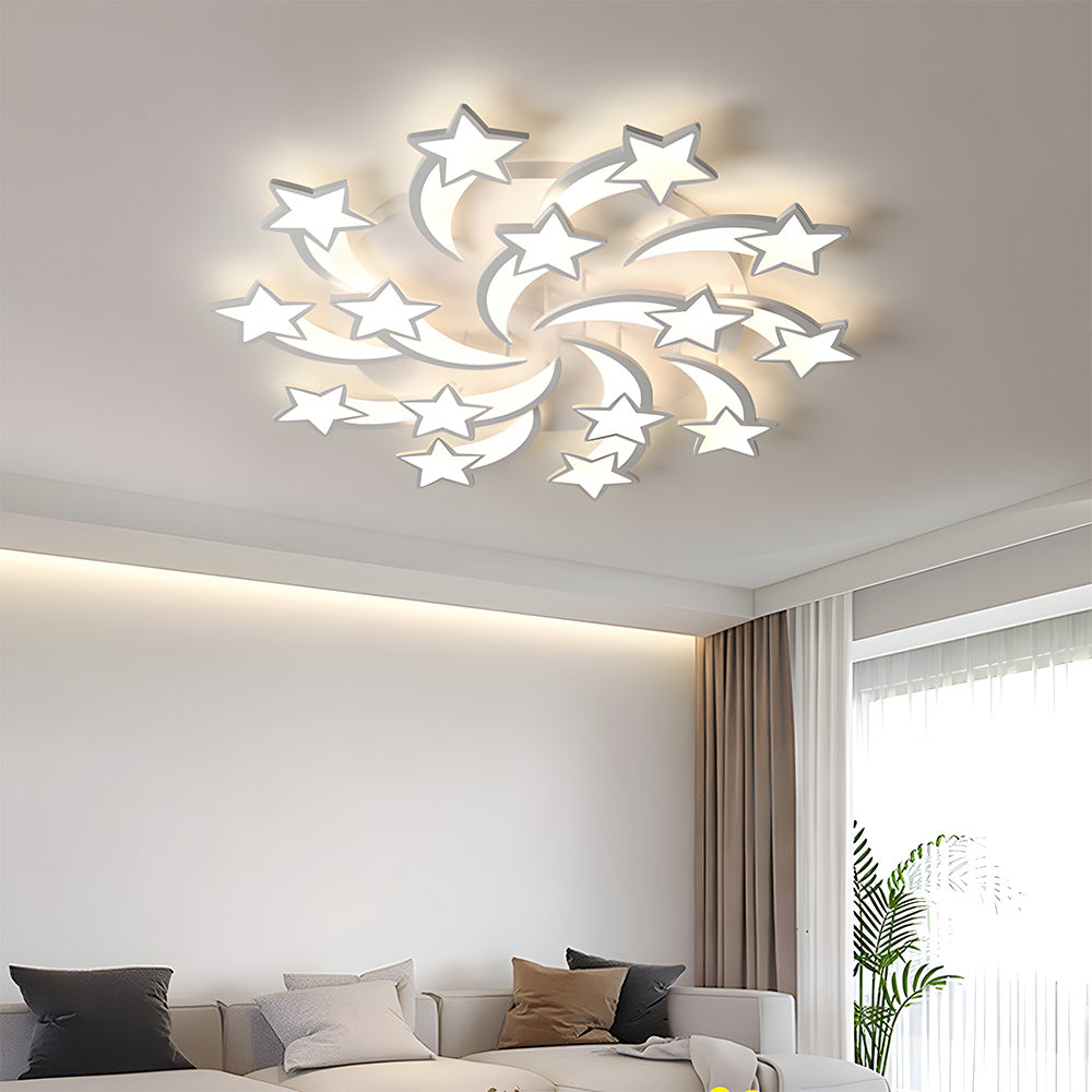 Creative Stars Design Living Room LED Ceiling Lights