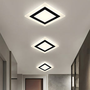 Simplistic Design Acrylic Flush Mount Ceiling Lamp For Living Room