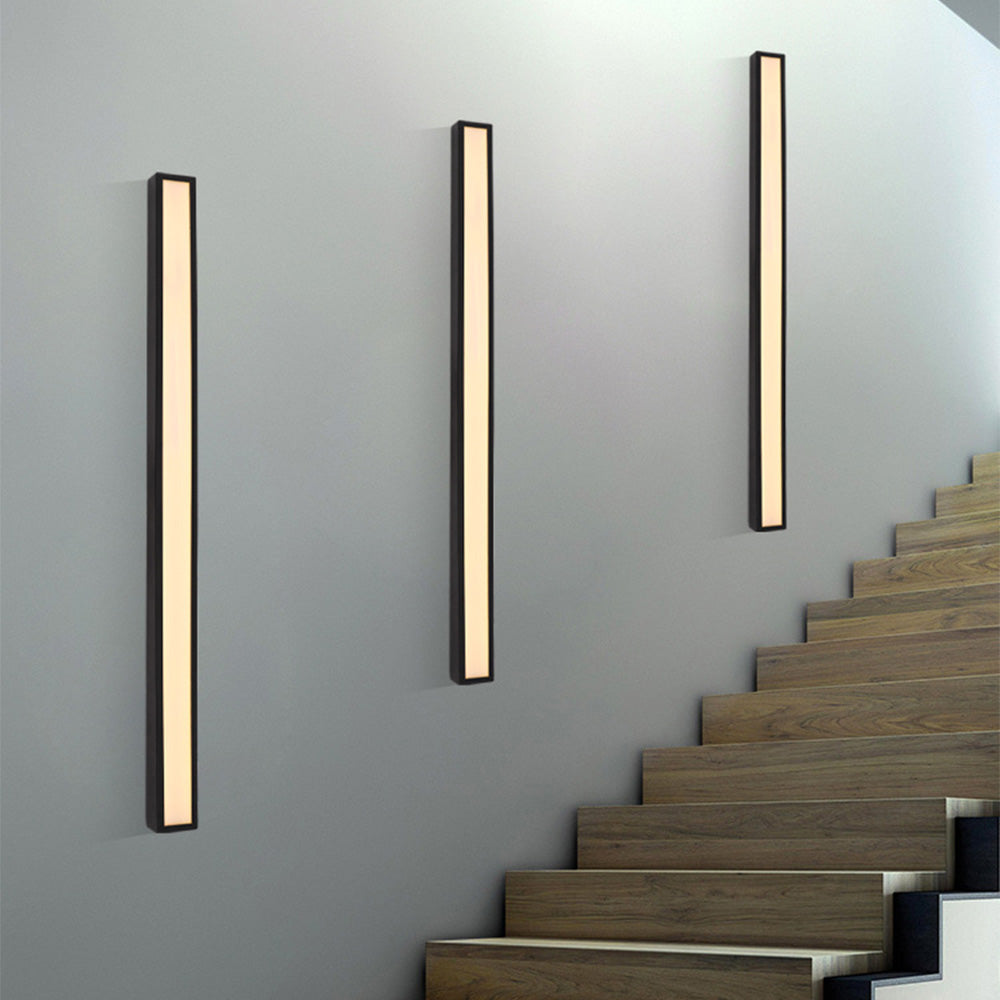 Stylish Indoor Black Aluminum LED Wall Lights For Hallway