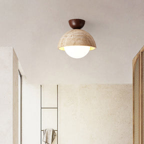 1-Bulb Stylish Stone Hallway Ceiling Lights