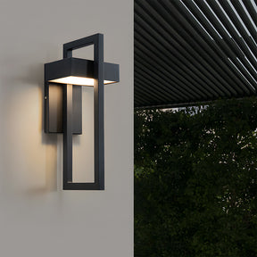Modern Waterproof Geometric Outdoor Wall Lights for Porch Entrance