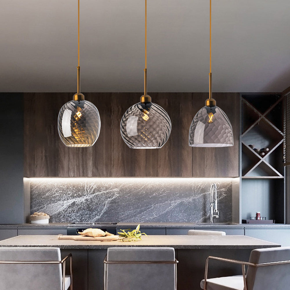 Contemporary Simple Glass Pendant Light