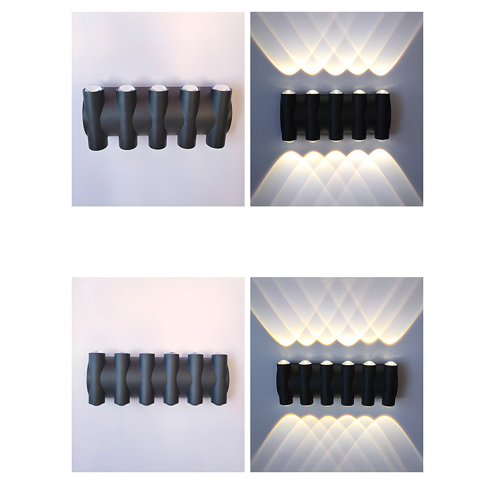 Modern LED Outdoor Wall Lights for Garden Entryway
