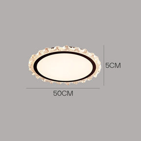 Modern Dimmable Crystal Living Room LED Ceiling Light