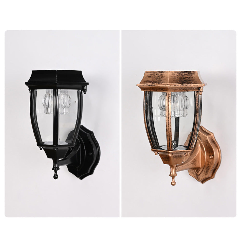 Dusk-to-Dawn Solar Outdoor Wall Lights for Garden Porch Entrance