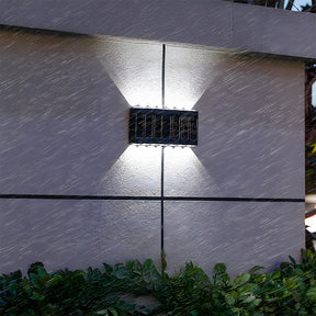 Outdoor Solar Lights Up and Down Modern Outdoor Wall Lights For Garden and Courtyard