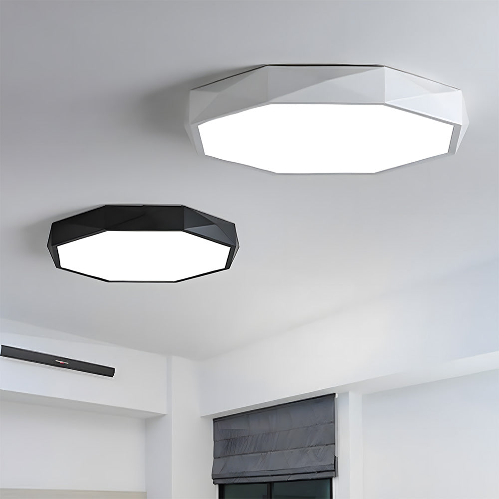 Stylish Geometric Flush Mount Acrylic Ceiling Lights for Bedroom