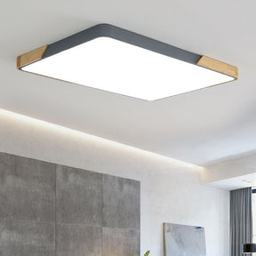 Nordic Modern Rectangle LED Living Room Ceiling Light