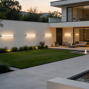 Modern IP65 Waterproof Long Exterior Wall Lights for Garden Porch