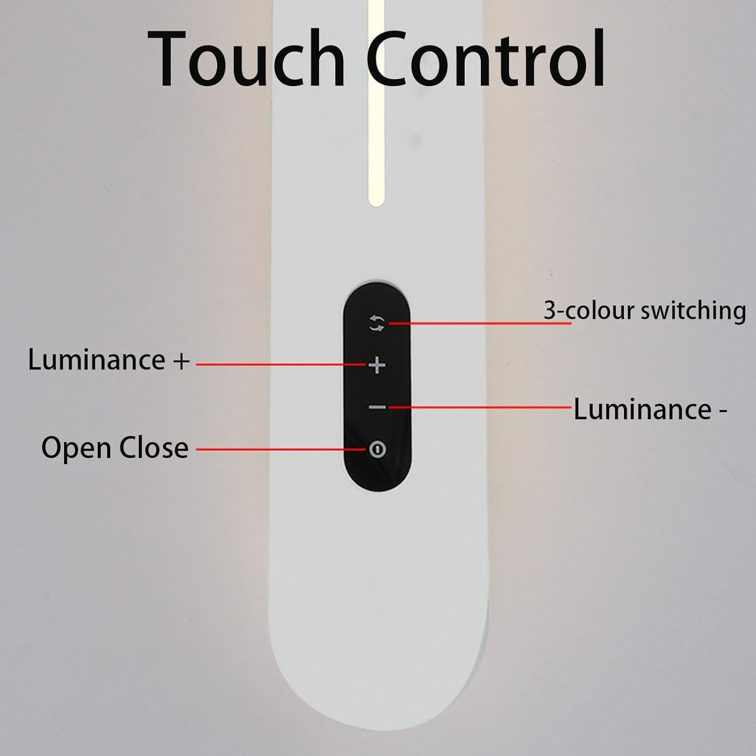 Modern Creative Design LED Wall Lights with Touch Control
