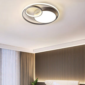Modern Round LED Ceiling Lights Bedroom Art Decor