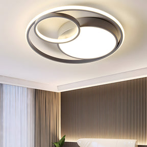 Modern Round LED Ceiling Lights Bedroom Art Decor