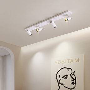 Simple Metal White LED Track Lighting