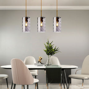 Simple Creative Ripple Glass Dining Room Pendant Light