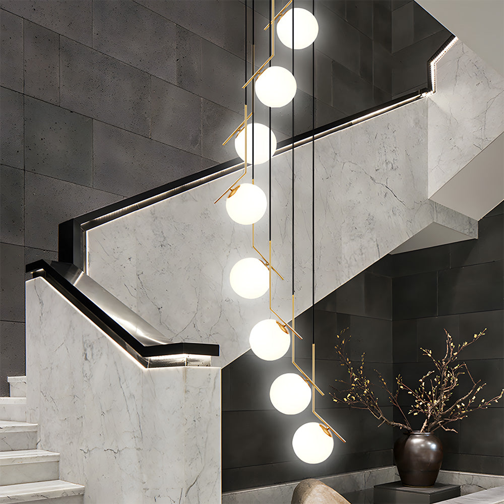Nordic Luxury Glass Pendant Lights for Kitchen Island Dining Room