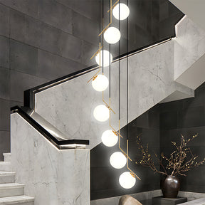 Nordic Luxury Glass Pendant Lights for Kitchen Island Dining Room