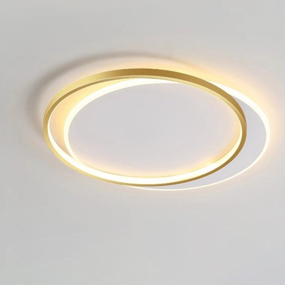 Contemporary Round Iron LED Ceiling Lights for Living Room