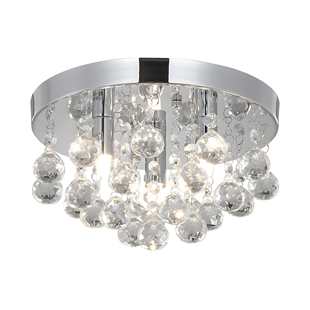 Luxury 3 Lights Crystal Chandeliers for Hallway Bedroom Kitchen
