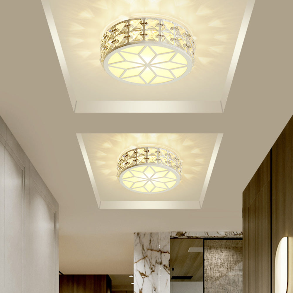 Circle LED Flush Ceiling Lights for Hallway
